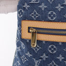 LOUIS VUITTON Monogram Denim Buggy GM Shoulder Bag Blue M95048 LV Auth 184997SAV-18