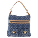 LOUIS VUITTON Monogram Denim Buggy GM Shoulder Bag Blue M95048 LV Auth 184997SAV-13