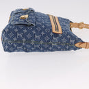 LOUIS VUITTON Monogram Denim Buggy GM Shoulder Bag Blue M95048 LV Auth 184997SAV-3