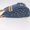 LOUIS VUITTON Monogram Denim Buggy GM Shoulder Bag Blue M95048 LV Auth 184997SAV-4