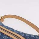 LOUIS VUITTON Monogram Denim Buggy GM Shoulder Bag Blue M95048 LV Auth 184997SAV-14