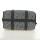Christian Dior Trotter Canvas Boston Bag 2way Gray Silver Auth 184998SM-12