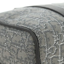 Christian Dior Trotter Canvas Boston Bag 2way Gray Silver Auth 184998SM-13