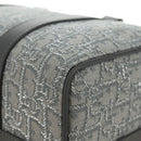 Christian Dior Trotter Canvas Boston Bag 2way Gray Silver Auth 184998SM-14