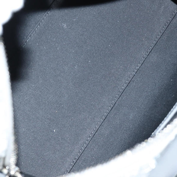 Christian Dior Trotter Canvas Boston Bag 2way Gray Silver Auth 184998SM