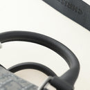 Christian Dior Trotter Canvas Boston Bag 2way Gray Silver Auth 184998SM-8