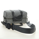 Christian Dior Trotter Canvas Boston Bag 2way Gray Silver Auth 184998SM-9