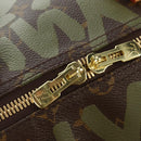 LOUIS VUITTON Monogram Graffiti Keepall 50 Boston tas Kaki M92196 Auth 184999SV-22