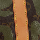 LOUIS VUITTON Monogram Graffiti Keepall 50 Boston tas Kaki M92196 Auth 184999SV-3