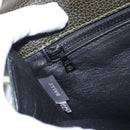 BALLY Shoulder Bag Leather Green Gold Auth 185005-24