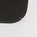 BALLY Shoulder Bag Leather Green Gold Auth 185005-3