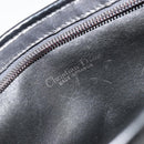 Christian Dior Trotter Canvas Shoulder Bag Navy Gold Auth 185006-11