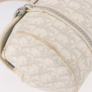 Christian Dior Trotter Canvas Romantic Chain Bag PVC White Silver Auth 185008SAV-9