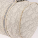 Christian Dior Trotter Canvas Romantic Chain Bag PVC White Silver Auth 185008SAV-17