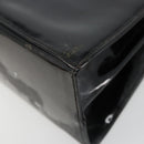 Salvatore Ferragamo Gancini Hand Bag Leather 2way Black Gold Auth 185010-19