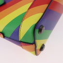 BALENCIAGA Ville XXS Hand Bag Leather 2way Rainbow 550646 Auth 185014M-14