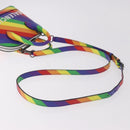 BALENCIAGA Ville XXS Hand Bag Leather 2way Rainbow 550646 Auth 185014M-9