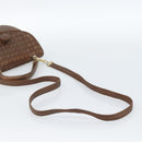 BOTTEGA VENETA INTRECCIATO Hand Bag Leather 2way Bronze Gold Auth 185015-10