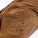 LOEWE Anagram Nappa Aire Hand Bag Leather Gold Auth 185016A-17