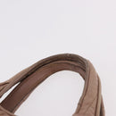 Miu Miu Matelasse Hand Bag Leather 2way Beige Gold Auth 185023-9