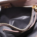 Miu Miu Matelasse Hand Bag Leather 2way Beige Gold Auth 185023-25