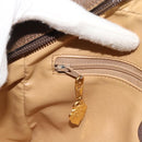GUCCI GG Supreme Web Sherry Line Bag PVC Beige Gold 001 56 6472 Auth 185031-21