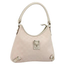 GUCCI GG Canvas Abbey Shoulder Bag Pink Gold 130738 Auth 185033V-1