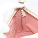 GUCCI GG Canvas Abbey Shoulder Bag Pink Gold 130738 Auth 185033V-20