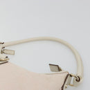 GUCCI GG Canvas Abbey Shoulder Bag Pink Gold 130738 Auth 185033V-8