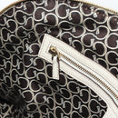 GUCCI Horsebit Boston Bag Leather Gold Ivory 189890 Auth 185034V-20