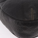GUCCI GG Canvas Guccissima Bag Leather Dark Brown Gold 233604 Auth 185035V-10