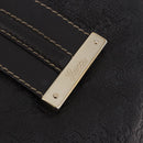 GUCCI GG Canvas Guccissima Bag Leather Dark Brown Gold 233604 Auth 185035V-14