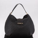 GUCCI GG Canvas Guccissima Bag Leather Dark Brown Gold 233604 Auth 185035V-23