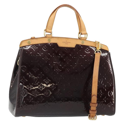 LOUIS VUITTON Monogram Vernis Blair GM Bag 2way Amarante M91616 LV Auth 185036