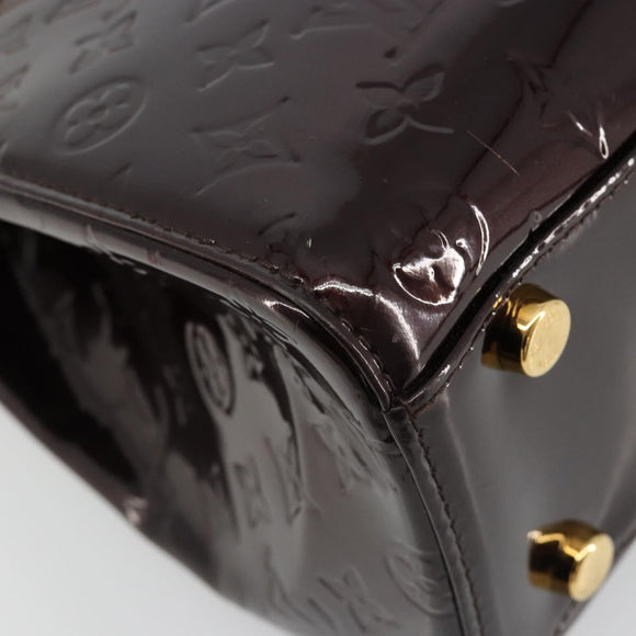 LOUIS VUITTON Monogram Vernis Blair GM Bag 2way Amarante M91616 LV Auth 185036