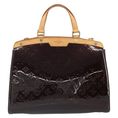 LOUIS VUITTON Monogram Vernis Blair GM Bag 2way Amarante M91616 LV Auth 185036 - 0