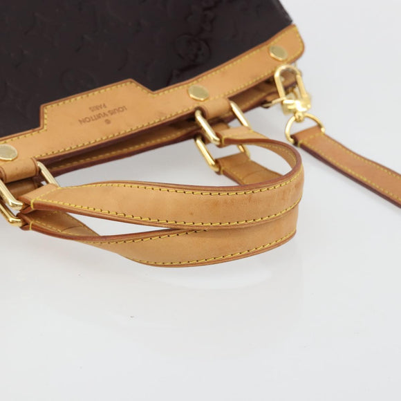 LOUIS VUITTON Monogram Vernis Blair GM Bag 2way Amarante M91616 LV Auth 185036