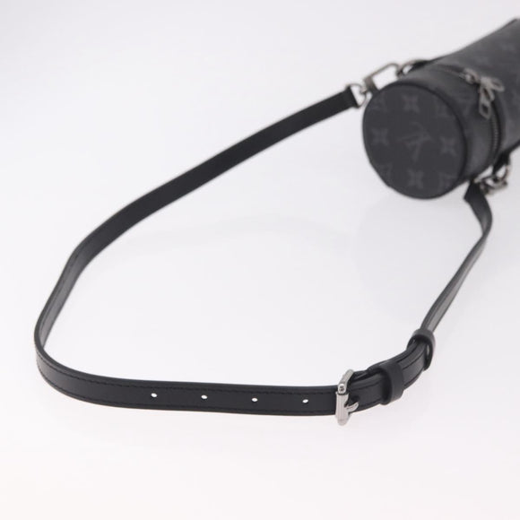 LOUIS VUITTON Monogram Eclipse Bottle Holder Porte Boutille GI0398 Auth 185037V