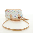 LOUIS VUITTON Monogram LV x TM Alma BB Hand Bag 2way White M13078 Auth 185039SM-8