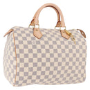 LOUIS VUITTON Damier Azur Speedy 30 Hand Bag N41533 LV Auth 185041SAM-1