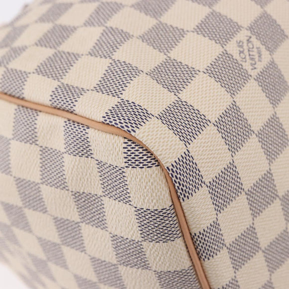 LOUIS VUITTON Damier Azur Speedy 30 Hand Bag N41533 LV Auth 185041SAM