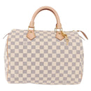 LOUIS VUITTON Damier Azur Speedy 30 Hand Bag N41533 LV Auth 185041SAM-13