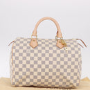 LOUIS VUITTON Damier Azur Speedy 30 Hand Bag N41533 LV Auth 185041SAM-12