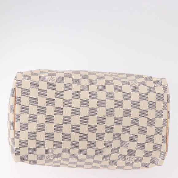 LOUIS VUITTON Damier Azur Speedy 30 Hand Bag N41533 LV Auth 185041SAM
