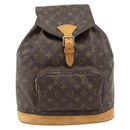 LOUIS VUITTON Monogram Montsouris GM Backpack M51135 LV Auth 185042-2