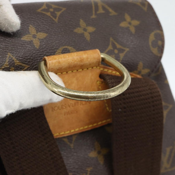 LOUIS VUITTON Monogram Montsouris GM Backpack M51135 LV Auth 185042