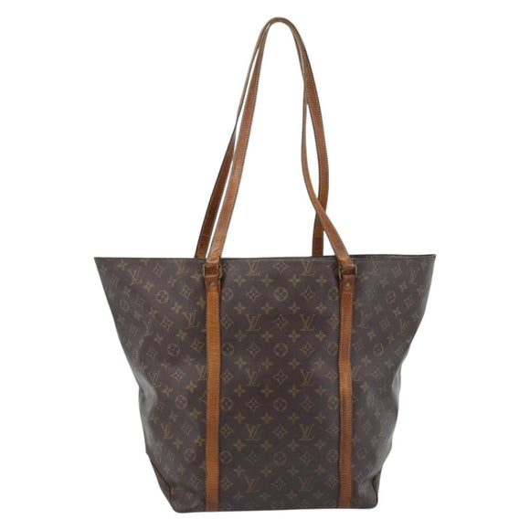 LOUIS VUITTON Monogram Sac Shopping GM Tote Bag M51110 LV Auth 185043