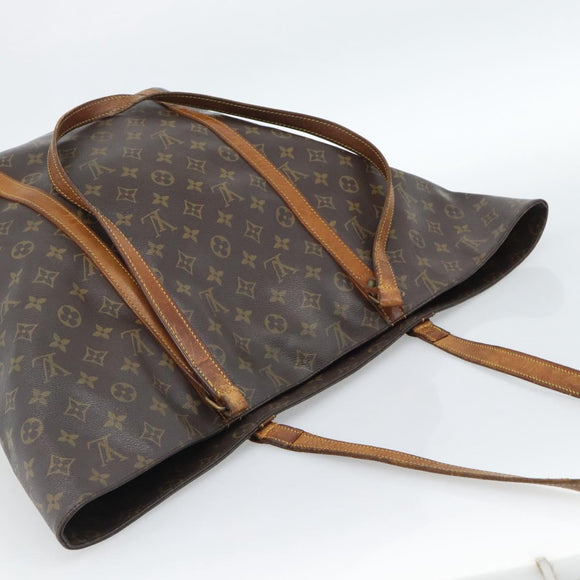 LOUIS VUITTON Monogram Sac Shopping GM Tote Bag M51110 LV Auth 185043