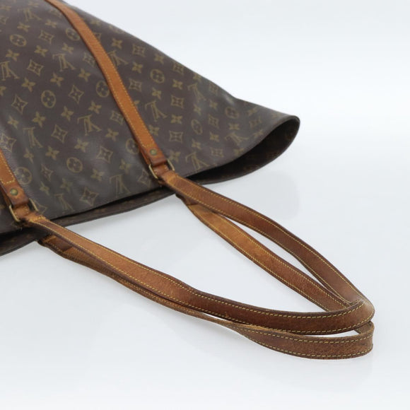 LOUIS VUITTON Monogram Sac Shopping GM Tote Bag M51110 LV Auth 185043
