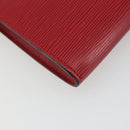 LOUIS VUITTON Epi Pochette Accessoires Pouch Red M52947 LV Auth 185044-16